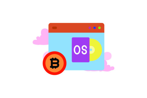 Bitcoin Laptop Icon DVD Yellow – A Modern Graphic Design Freebie for Content Creators