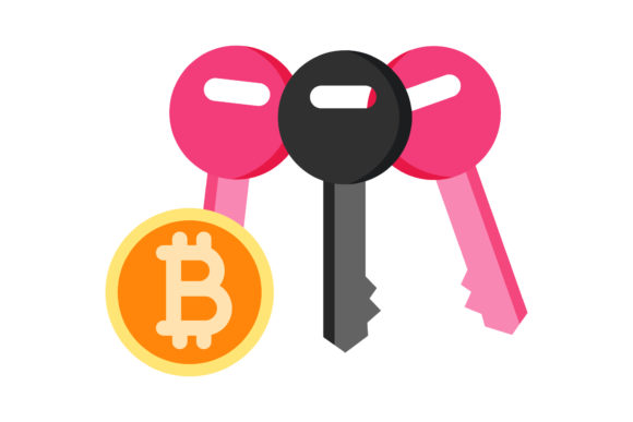 Bitcoin Travel Icon Key Design Creative Review for Real Projects