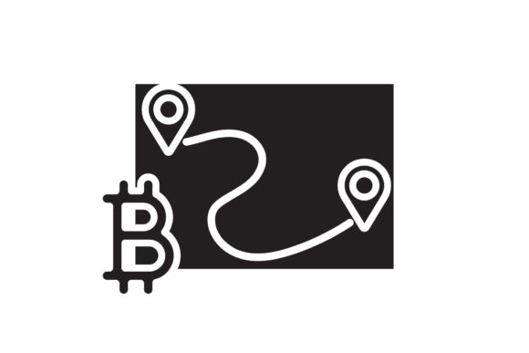 Bitcoin Travel Icon Map for Graphics and Freebies: A Designer’s Perspective