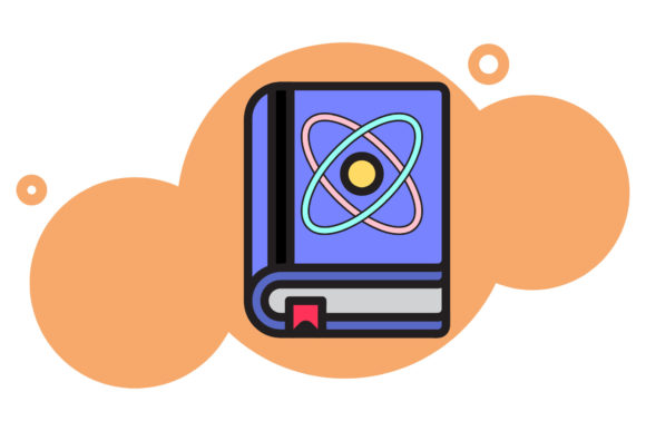 Book Icon Creative Art Molecule Design: A Versatile Graphic for Modern Projects