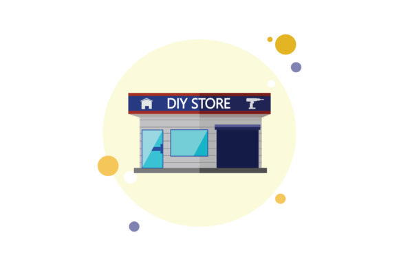 Building Hardware Store Circle Bubble: A Versatile Graphic Design Asset for Branding