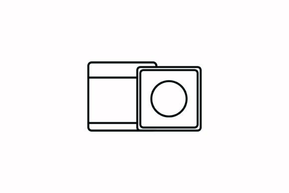 Chalk Billiard Sport Icon Outline for Branding & Marketing Graphics