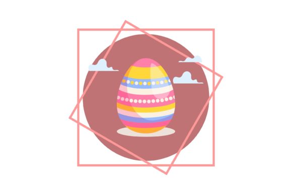 Easter Egg Beautyful Background: A Versatile Graphic for Handmade Creations