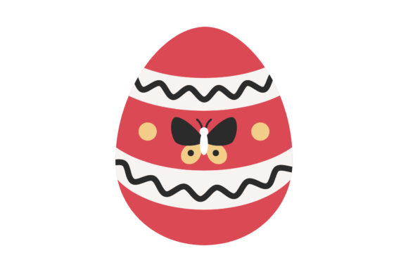 Easter Icon Butterfly Design Creative: A Versatile Graphic Asset for Branding and Print Projects