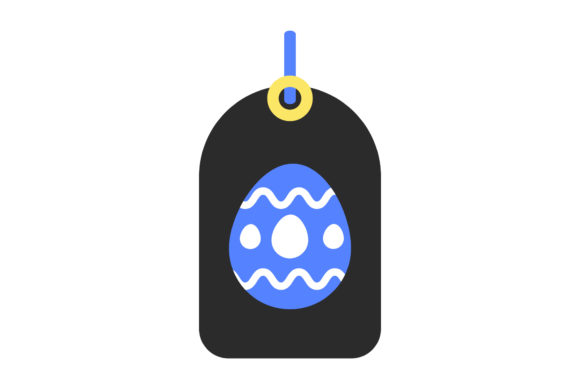 Easter Icon Label Design Vector Creative: A Must-Have Graphic for Seasonal Branding