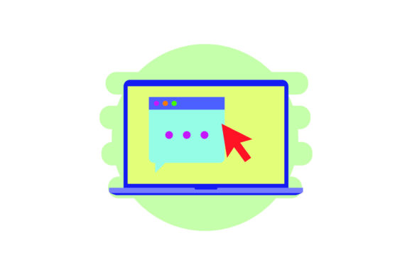 Flat Icon Laptop Cursor: A Versatile Graphics Freebie for Creative Projects