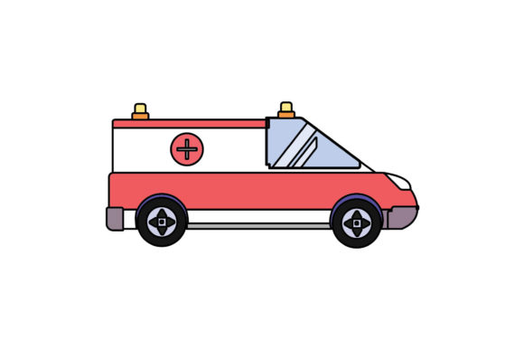 Icon Transportation Ambulance Vector: A Versatile Graphic Design Freebie