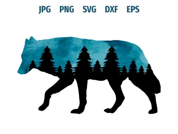 Lone Wolf Silhouette – A Versatile Graphic Design Freebie for Branding and Content