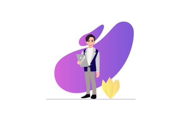 Person Vector Illustration: A Versatile Freebie for Modern Marketing Graphics