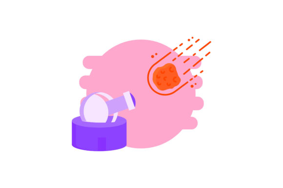 Space Icon Cute Meteor – A Versatile Freebie Graphic for Digital Sellers